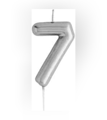 נר מספר כסף מבריק , ספרה 7