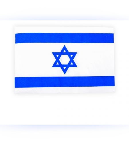 מפיות נייר צורני- 16 יח- עצמאות כחול דגל