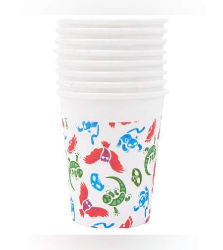 כוסות נייר 8 יח - כוח פי ג'יי