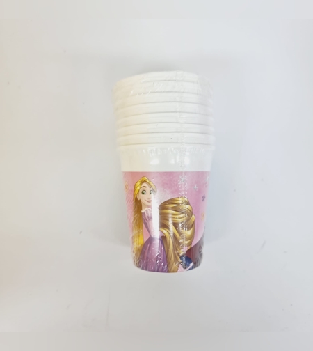 כוסות נייר 200מל 8יח-נסיכות מגשימות חלומות