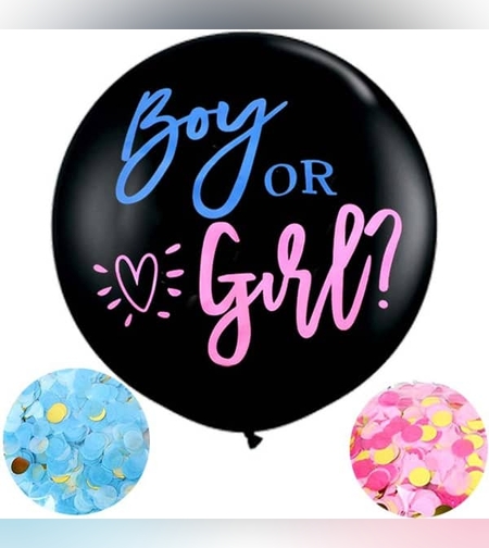 בלונים בן או בת במילוי קונפטי