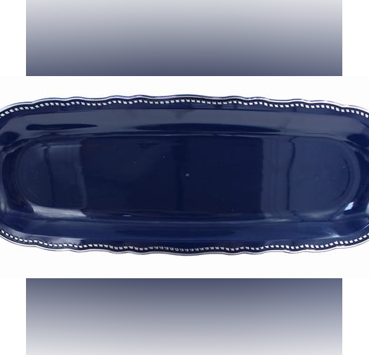 מגש בלה כחול נייבי כסף