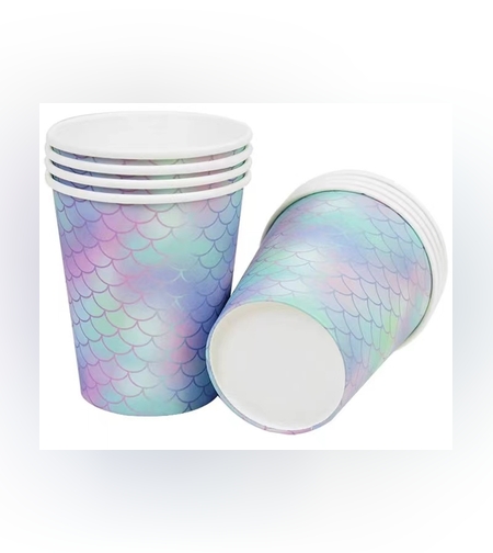 בת הים - כוסות 9OZ מארז 8 יח