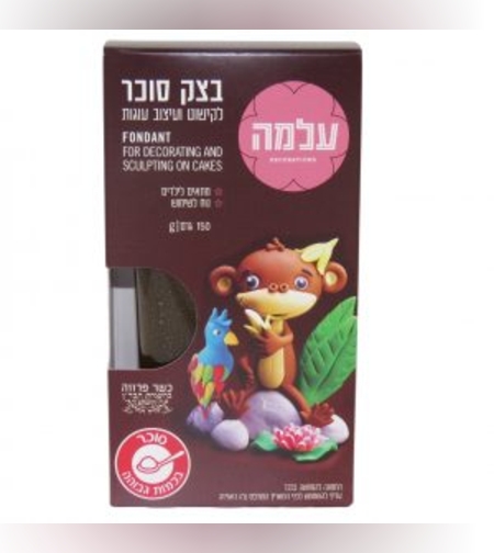 בצק 150 ג' צבע חום