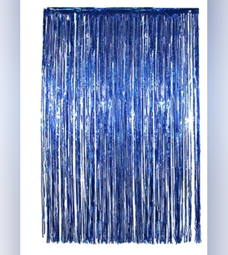 ווילון כניסה לחדר פרנזים 100*200 כחול