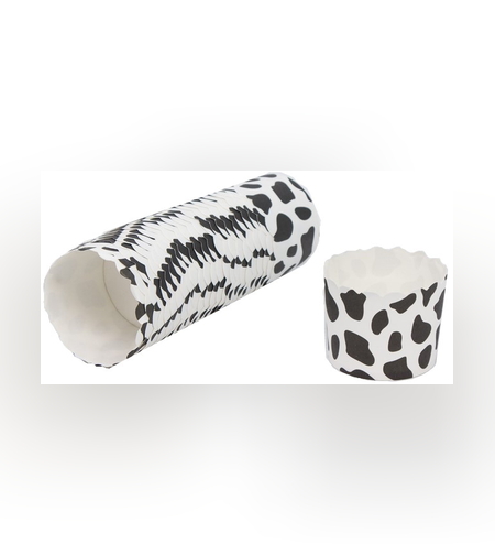 חב' 50 עטרות קרטון לאפיה 7/5.5 ס'מ - פרה