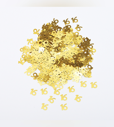 קונפטי גיל 16 - זהב