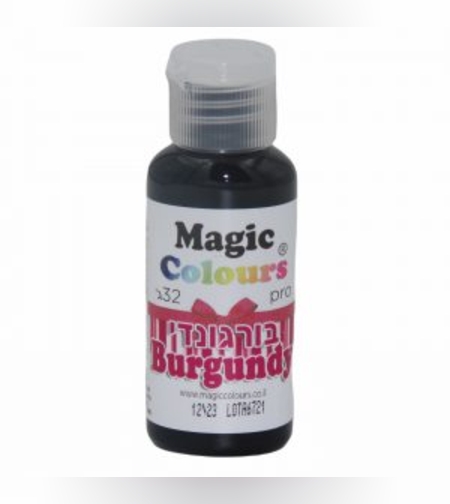 צבע ג'ל - בורגונדי Magic Colours