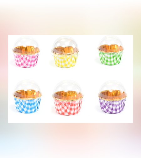 מאפינס 10 יח' פפיטה מבריק + מכסה