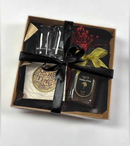 משלוח מנות מארז ליקר בקופסה פורים שמח