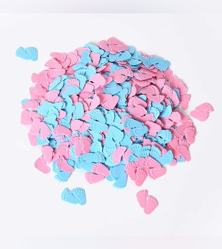 קונפטי כף רגל תינוק מיקס בן או בת 20 ג'