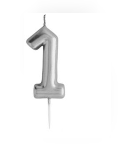 נר מספר כסף מבריק , ספרה 1