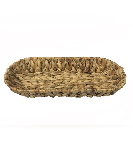 מגש אובלי קלוע עלי בננה 36/15/6 ס'מ