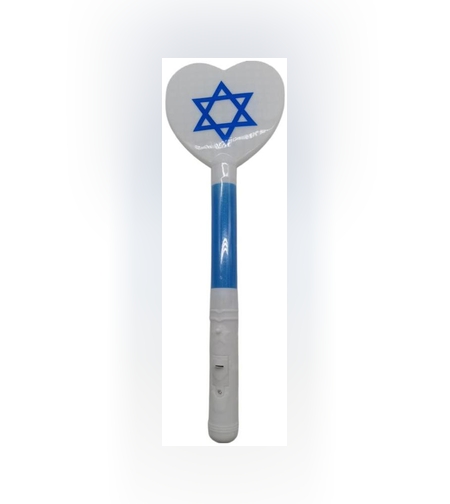 מקל אור לב דגל ישראל