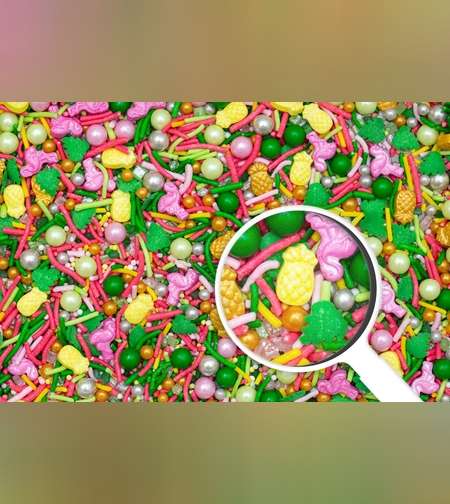 סוכריות לקישוט - פלמינגו טרופי