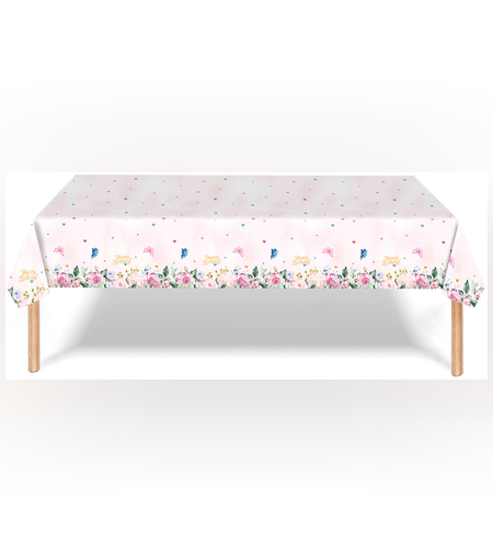 מפת שולחן ניילון פרפרים