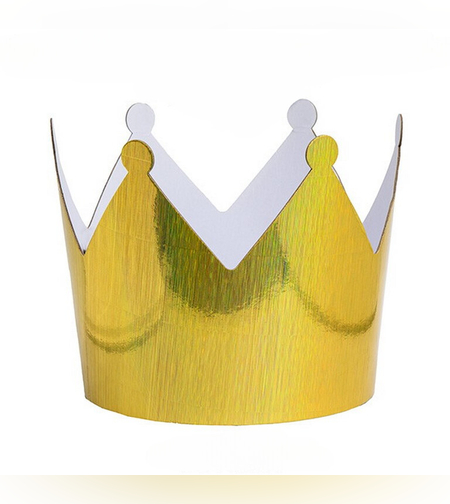 כלי קרטון בצורת כתר ק. 22 ג.18 ס