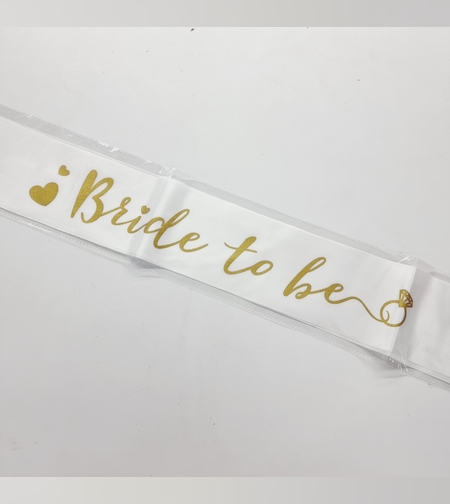 סרט גוף ברייד טו בי לבבות + טבעת זהב