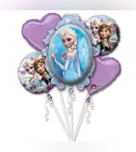 זר בלונים - פרוזן דיסני