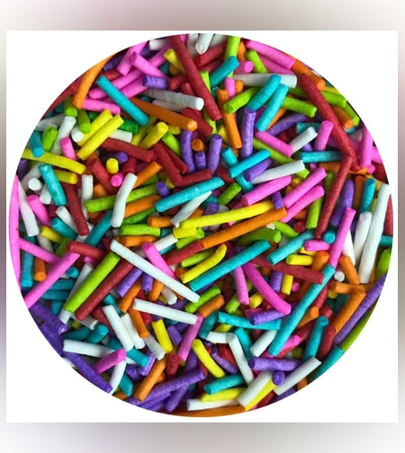 סוכריות איטריות ארוכות צבעי קשת 65 גרם