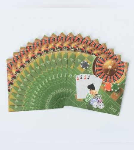 מפיות סט קזינו 16 יח'