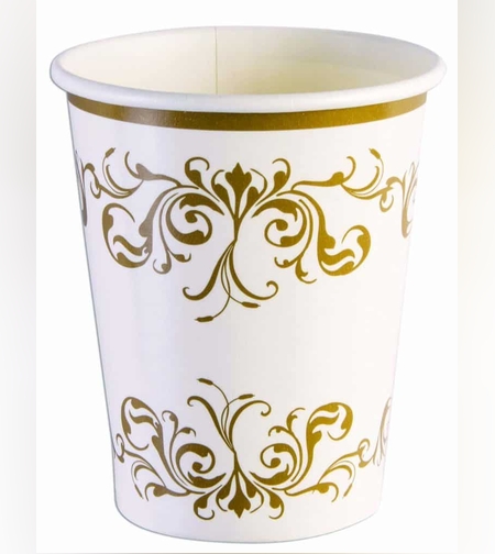 כוסות סט קלאסי 8 יח' זהב