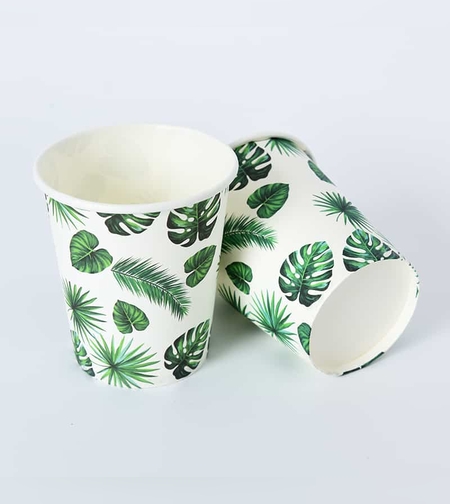 כוסות נייר סט עלים 10 יח'