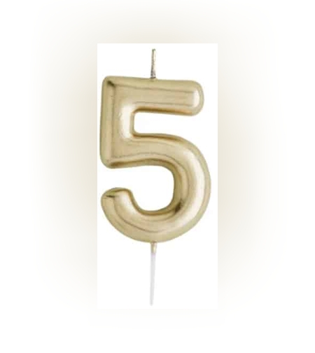 נר מספר זהב מבריק , ספרה 5