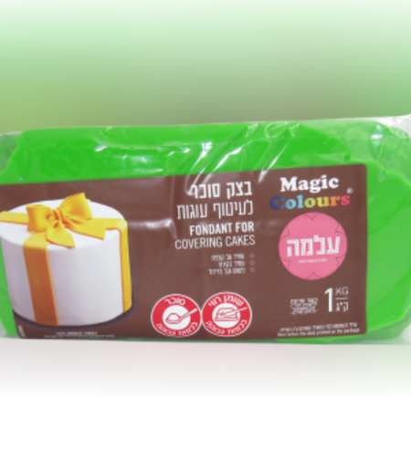 בצק סוכר 1 קילו צבע ירוק