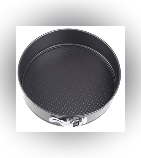 תבנית עגולה קפיץ טפלון קוטר 26 גובה 6 ס