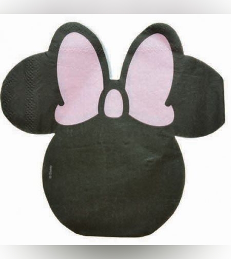 מפיות נייר צורני- 16 יח מיני מאוס קלאסי