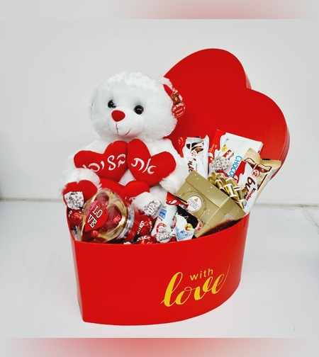 מארז לבבות דובי