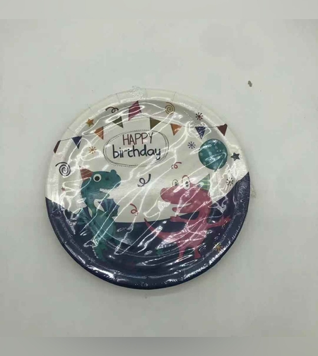 דינוזאורים בייבי - צלחת 9' / 8 יח