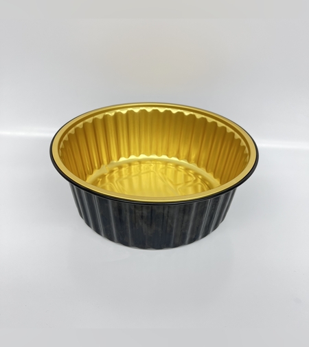 תבנית שחור זהב עגולה 22 ס