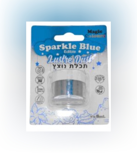 אבקת איבוק נוצצת - תכלת