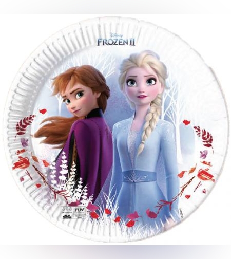 צלחת 23 מתכלה - 8 יח - פרוזן