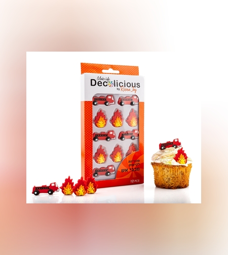 סוכריות לקישוט כבאים ואש