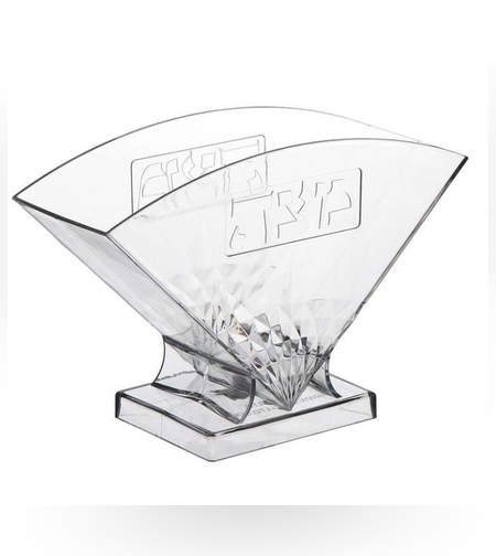 כלי פלסטי למצות -משולש 25/17/9 ס