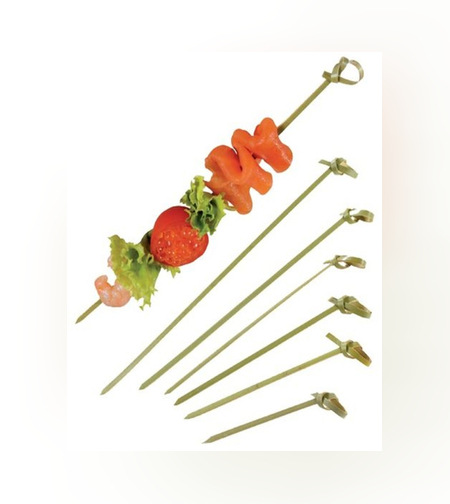 שיפוד דקורטיבי מסולסל 50 יח' - 15 ס