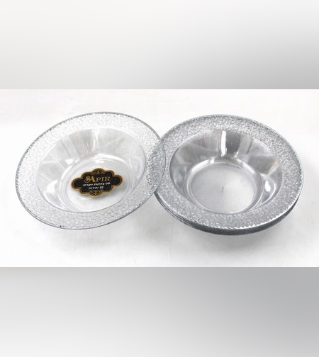 מרקיה ספיר שקוף נצנץ כסף פס כסף (10 יח')