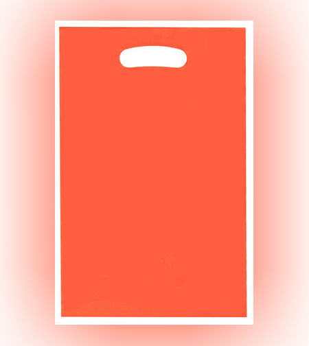 שקיות הפתעה ניילון מסגרת (10יח') - כתום