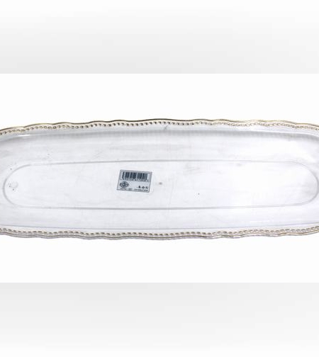 מגש בלה (1יח') שקוף זהב