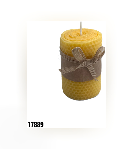 נר חלת דבש - כ-5*8 ס