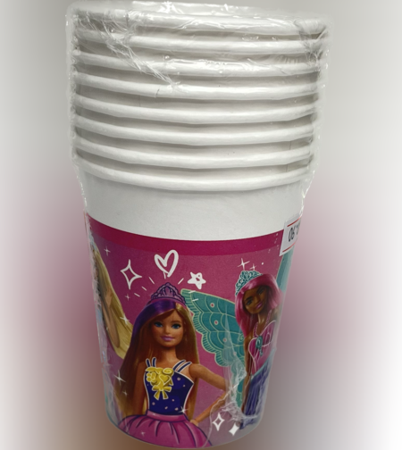 כוס סט ברבי 8 יח'