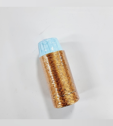 מאפינס 50 יח' כחול זהב מבריק בינוני