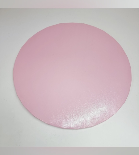 תחתית לעוגה עגולה ורודה 1 ס'מ קוטר 29 ס'מ, 116F