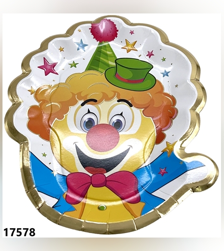 צלחת צורת ליצן  9