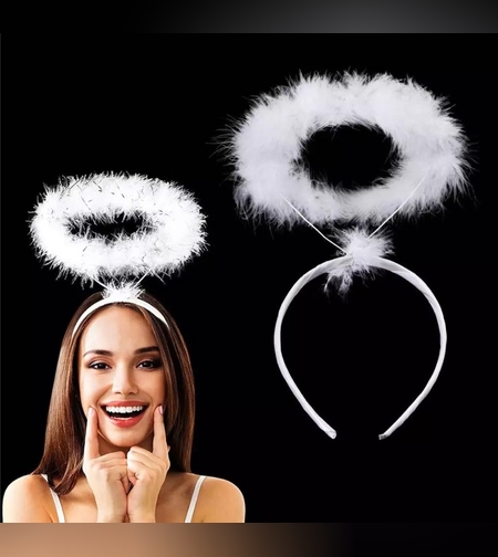 קשת הילה מלאך 14*24 - לבן