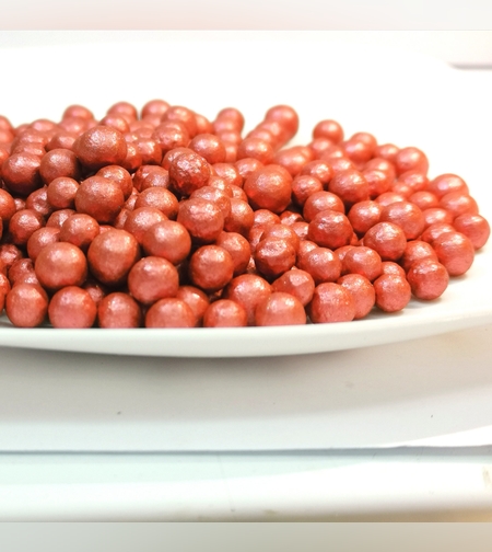 פנינים מטאלי אדום 60 גרם