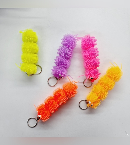 זחל מאיר - מחזיק מפתחות (מגוון צבעים)